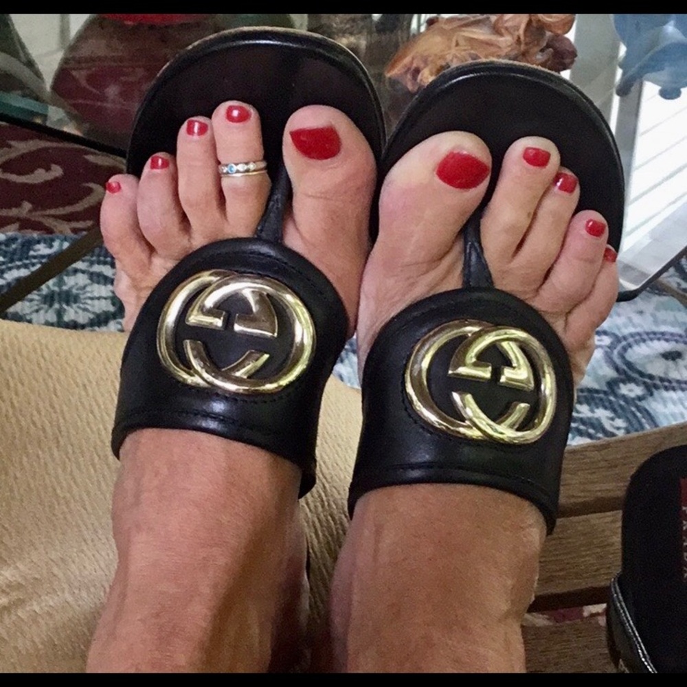 Gucci double G heeled sandals